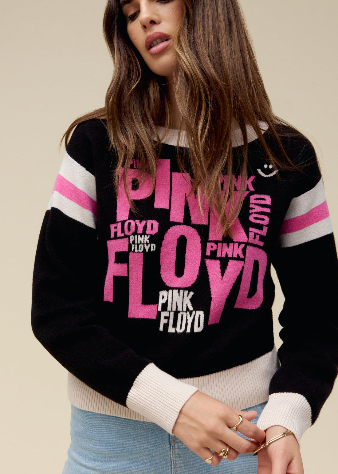 Pink floyd cropped hoodie hot sale