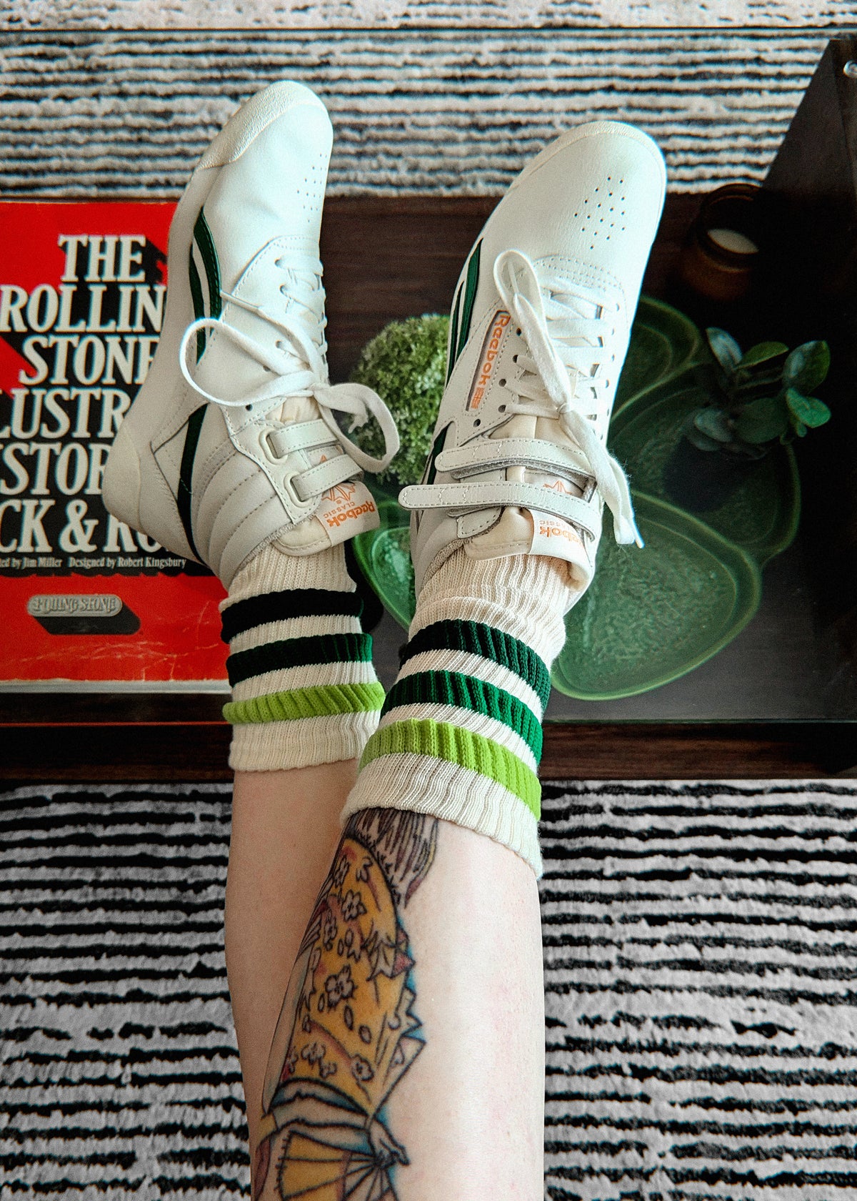 Greg Retro Gym Crew Socks