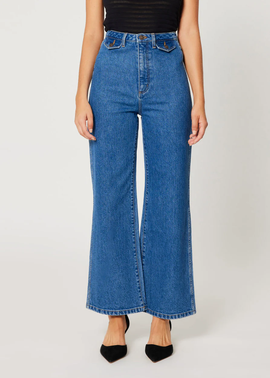 Lia Blue Sailor Jean <br> <i> ankle length </i>