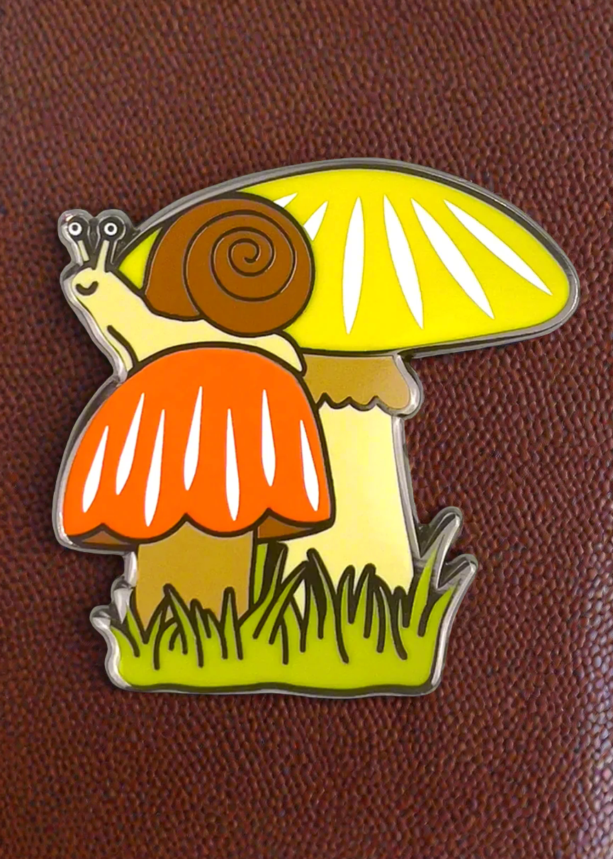 Mushroom Enamel Pin